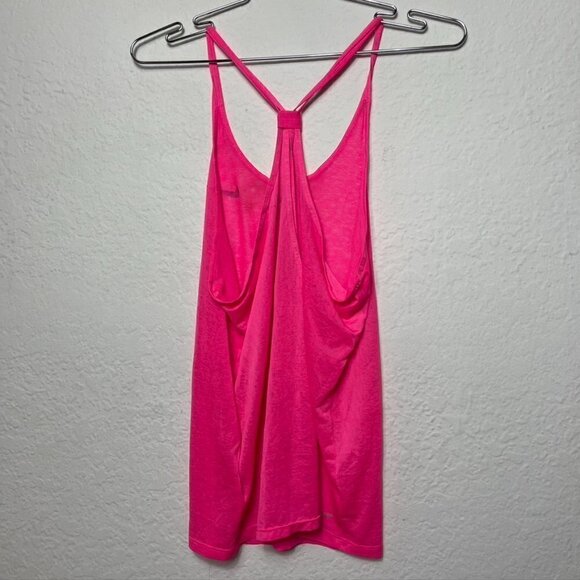 NIKE Dri-Fit Racerback Loose Fit Top Bright Pink - Picture 4 of 6